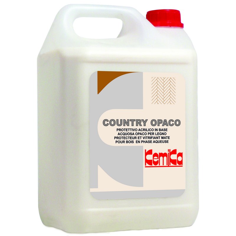 COUNTRY OPACO - Bidon 5 L - Protecteur et vitrifiant mat des sols parquets bois